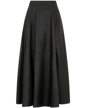 Raquel Diniz Leather Skirts - Black