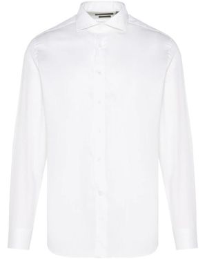 Corneliani Formal Shirts - White