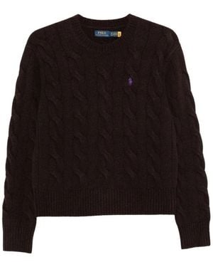 Ralph Lauren Truien & Vesten ,Bruin ,Trui - Zwart