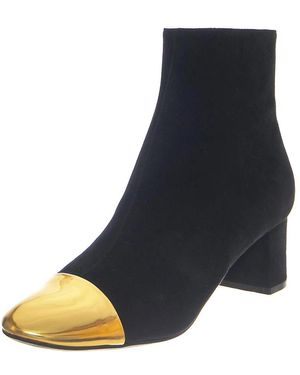 Jeffrey Campbell Schoenen ,Zwart ,Suède Enkellaarsjes - Blauw