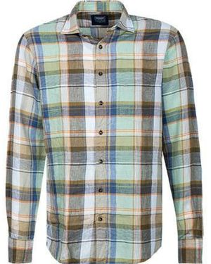 Olymp Knopfleiste Langarmshirt Für Damen - Blau