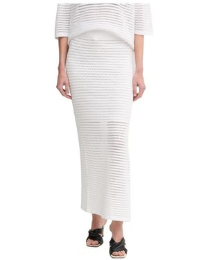 MARC AUREL Maxi Skirts - Bianco