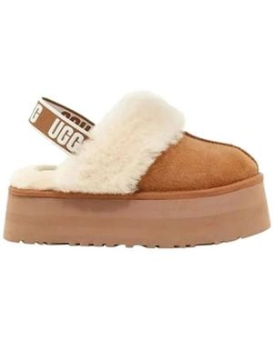 UGG Funkette Slipper - Naturel