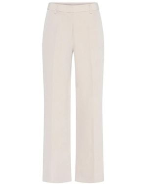 Bruuns Bazaar Wide Trousers - Blanco