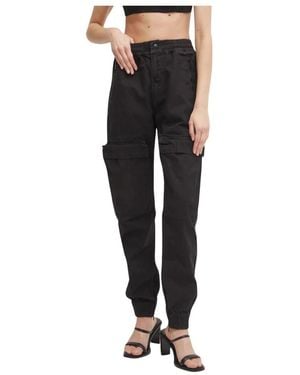 DIESEL Straight Trousers - Negro