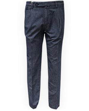 BRIGLIA Suit Trousers - Blue