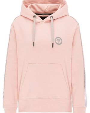 carlo colucci Hoodies & Sweatvesten ,Roze ,Basic Hoodie