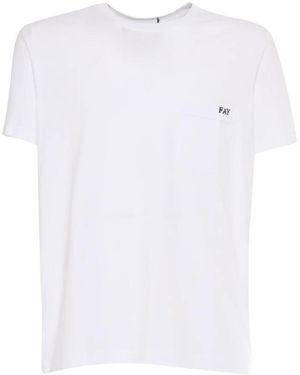 Fay T-Shirts - White