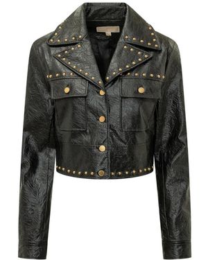 Michael Kors Leather Jackets - Nero