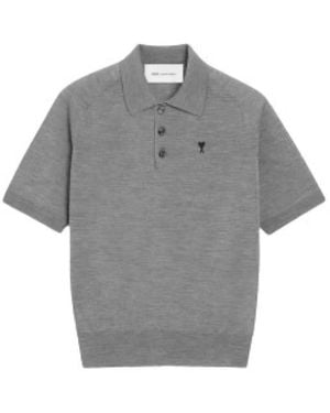 Ami Paris Polo Shirts - Gris