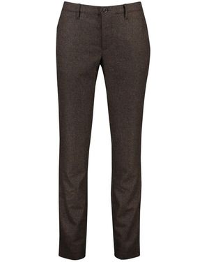 ALBERTO Slim-Fit Trousers - Gris