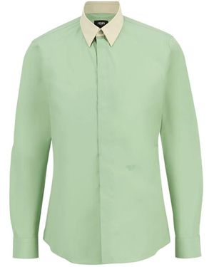Fendi Casual Shirts - Green