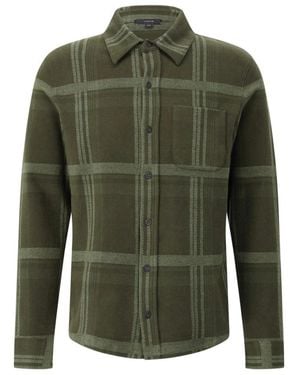 Vince Kariertes Flanellhemd - Grün