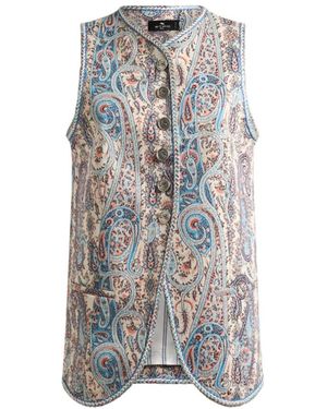 Etro Vests - Gray