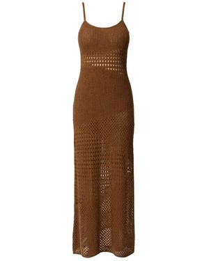 Akep Maxi Dresses - Brown