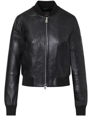Peuterey Leather Jackets - Black