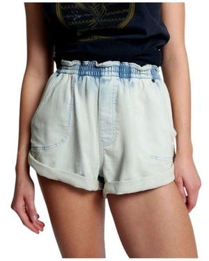 One Teaspoon Denim Shorts - Blue