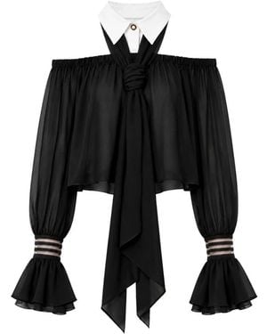 Elisabetta Franchi Blouses - Nero