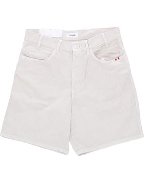 AMISH Denim Shorts - White