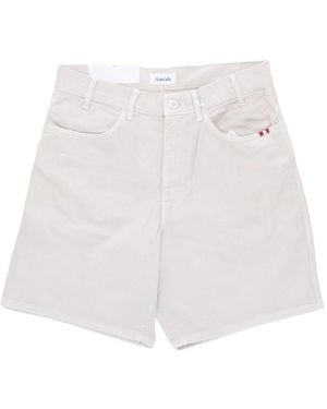 AMISH Denim Shorts - White