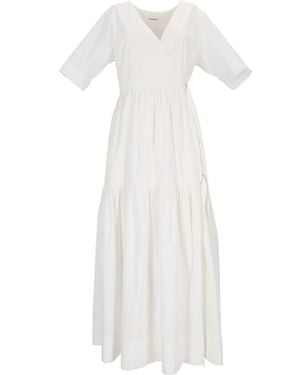 P.A.R.O.S.H. Maxi Jurken - Wit