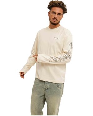 Pure Path Long Sleeve Tops - Natural