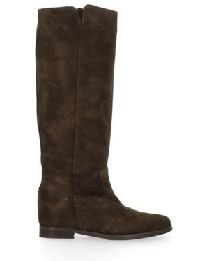 Julie Dee High Boots - Marron