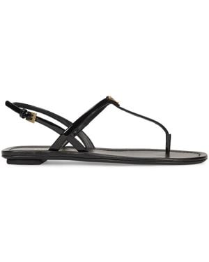 Prada Flat Sandals - Black