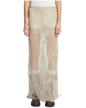 Ann Demeulemeester Maxi Skirts - Neutro