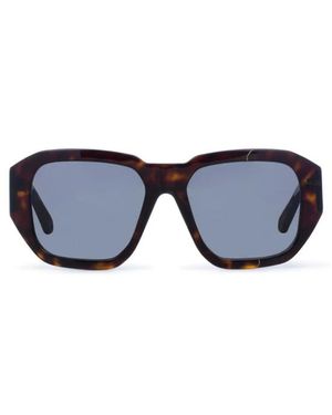 Facehide Accessoires ,Bruin ,Stijlvolle Zonnebril Voor Zonnige Dagen - Blauw