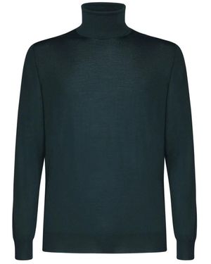 Mauro Ottaviani Dracena wollpullover mit hohem kragen - Grün