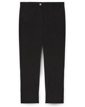 FIORELLA RUBINO Cropped Trousers - Nero