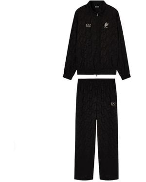 EA7 Modern Fit Trainingspak - Zwart