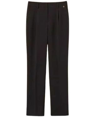 Twinset Straight Trousers - Black