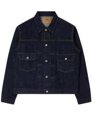 Edwin Jassen ,Blauw ,Denim Denim Jacket