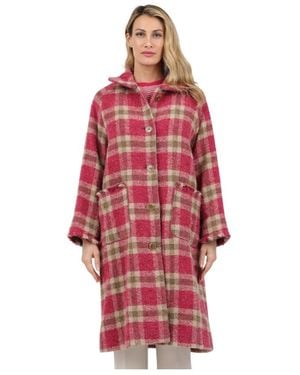 ROSSO35 Single-Breasted Coats - Red