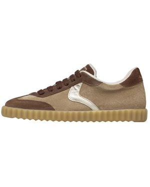 Voile Blanche Sneakers - Marrón