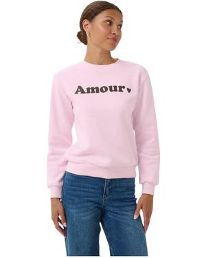 Kaffe Sweatshirts - Rouge