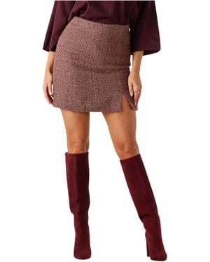 Ydence Rokken ,Roze ,Polyester Rok Femke - Rood