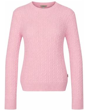 Barbour Hartland Rundhals-Pullover - Pink