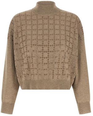 Brunello Cucinelli Cashmere Knitwear - Natural