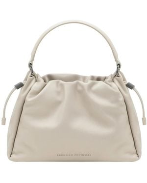 Brunello Cucinelli Bucket Bags - Natural