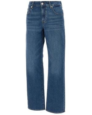 7 For All Mankind Straight Jeans - Blue