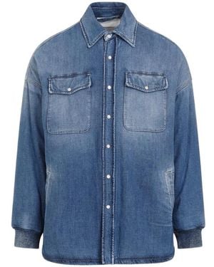McQueen Denim Shirts - Blue