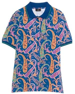 Etro Polo Shirts - Azul