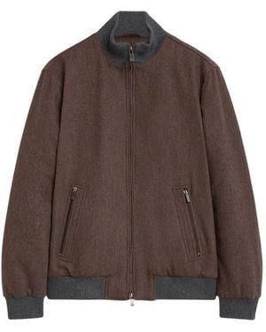 Pal Zileri Bomber Jackets - Marron