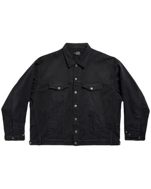 Balenciaga Denim Jackets - Black