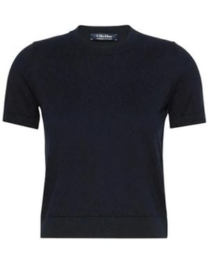 Max Mara Ronde Hals Gebreid - Zwart