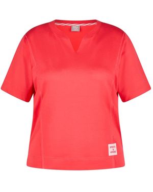 Rabe Tops ,Oranje ,T-Shirts - Rood