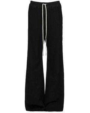 Rick Owens Wide Trousers - Black